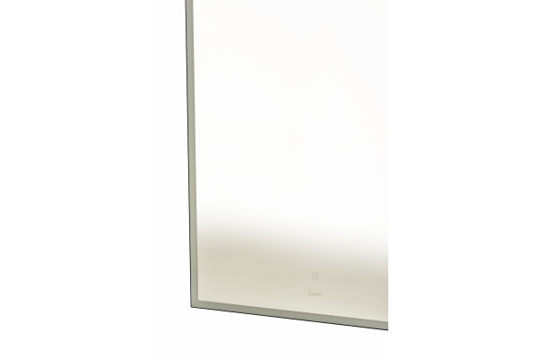 Зеркало Sintesi KANTO BLACK 70х100 с LED-подсветкой  в современном стиле