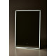 Зеркало Sintesi KANTO BLACK 70х100 с LED-подсветкой  в современном стиле