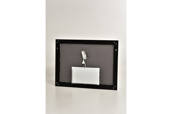 Зеркало Sintesi ARMADIO BLACK 80х60 с LED-подсветкой   в современном стиле