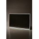 Зеркало Sintesi ARMADIO BLACK 120х70 с LED-подсветкой   в современном стиле
