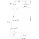Душевая стойка Swedbe Harmony 5006 хром, штанга 154.6 см, шланг 150 см