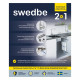 Смеситель Swedbe Selene Plus K8540K для кухонной мойки с фильтром, однорычажный, хром