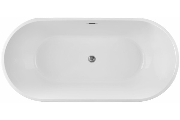 Акриловая ванна Swedbe Vita 8800 овальная, отдельностоящая, объем 228 л.