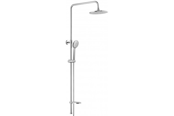 Душевая стойка Swedbe Calypso 5074 хром, штанга 159 см, шланг металлический 150 см