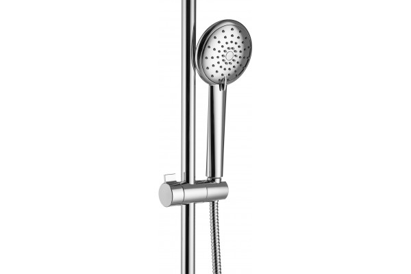 Душевая стойка Swedbe Calypso 5074 хром, штанга 159 см, шланг металлический 150 см
