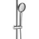 Душевая стойка Swedbe Calypso 5074 хром, штанга 159 см, шланг металлический 150 см