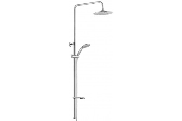 Душевая стойка Swedbe Calypso 5072 хром, штанга 159 см, шланг металлический 150 см