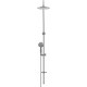 Душевая стойка Swedbe Calypso 5072 хром, штанга 159 см, шланг металлический 150 см
