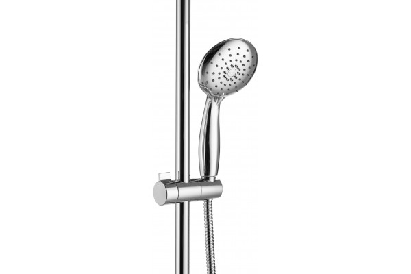 Душевая стойка Swedbe Calypso 5072 хром, штанга 159 см, шланг металлический 150 см
