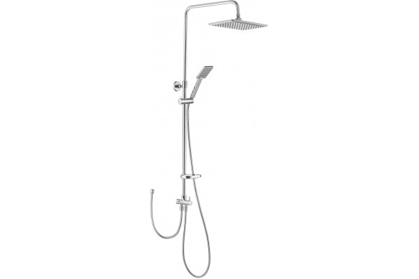 Душевая стойка Swedbe Calypso 5069 хром, штанга 118.5 см, шланг металлический 150 см