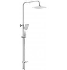 Душевая стойка Swedbe Calypso 5076 хром, штанга 159 см, шланг металлический 150 см