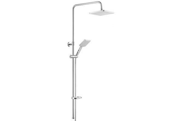 Душевая стойка Swedbe Calypso 5076 хром, штанга 159 см, шланг металлический 150 см