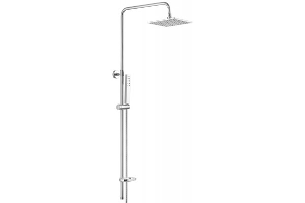 Душевая стойка Swedbe Calypso 5066 хром, штанга 116.5 см, шланг металлический 150 см