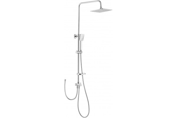 Душевая стойка Swedbe Calypso 5065 хром, штанга 116.5 см, шланг металлический 150 см