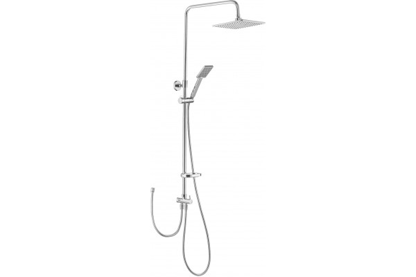 Душевая стойка Swedbe Calypso 5065 хром, штанга 116.5 см, шланг металлический 150 см