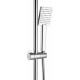 Душевая стойка Swedbe Calypso 5065 хром, штанга 116.5 см, шланг металлический 150 см