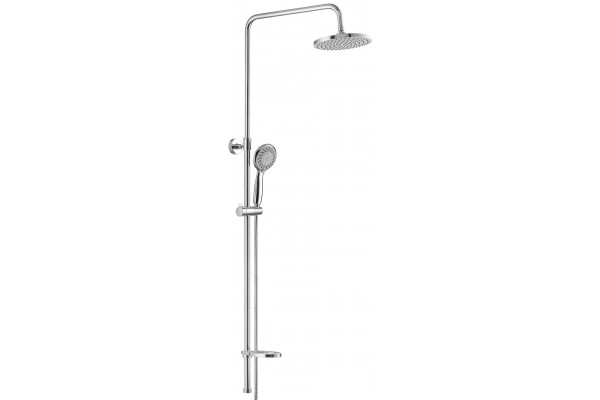Душевая стойка Swedbe Calypso 5058 хром, штанга 158.8 см, шланг металлический 150 см