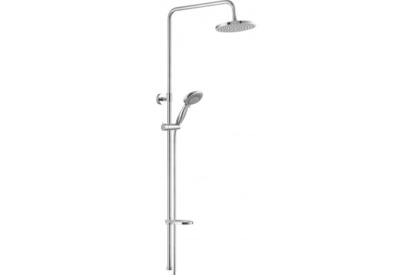 Душевая стойка Swedbe Calypso 5058 хром, штанга 158.8 см, шланг металлический 150 см