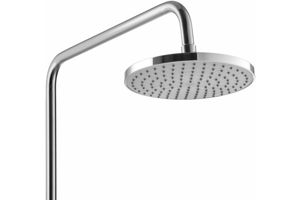 Душевая стойка Swedbe Calypso 5058 хром, штанга 158.8 см, шланг металлический 150 см