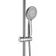 Душевая стойка Swedbe Calypso 5058 хром, штанга 158.8 см, шланг металлический 150 см