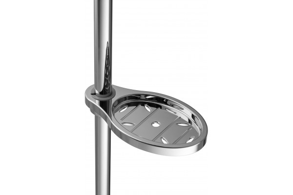 Душевая стойка Swedbe Calypso 5058 хром, штанга 158.8 см, шланг металлический 150 см