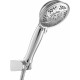 Душевой гарнитур Swedbe Calypso 5089 хром, штанга 26 см, шланг металлический 175 см