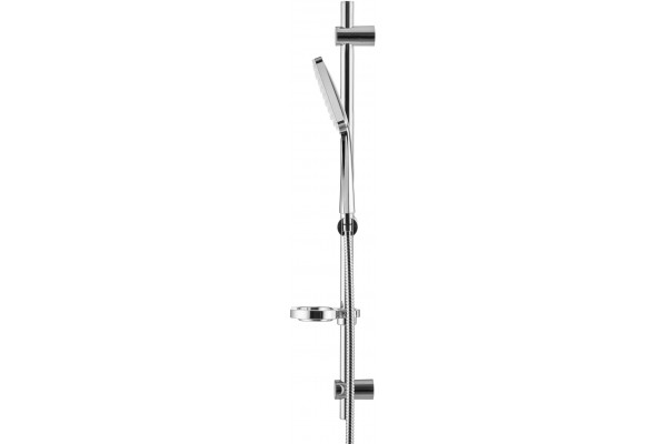 Душевой гарнитур Swedbe Calypso 5084 хром, штанга 75 см, шланг металлический 175 см