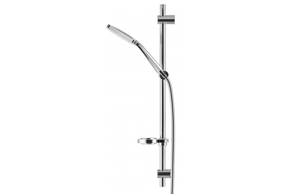 Душевой гарнитур Swedbe Calypso 5084 хром, штанга 75 см, шланг металлический 175 см