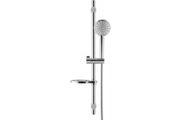 Душевой гарнитур Swedbe Calypso 5082 хром, штанга 75 см, шланг металлический 175 см