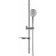 Душевой гарнитур Swedbe Calypso 5082 хром, штанга 75 см, шланг металлический 175 см