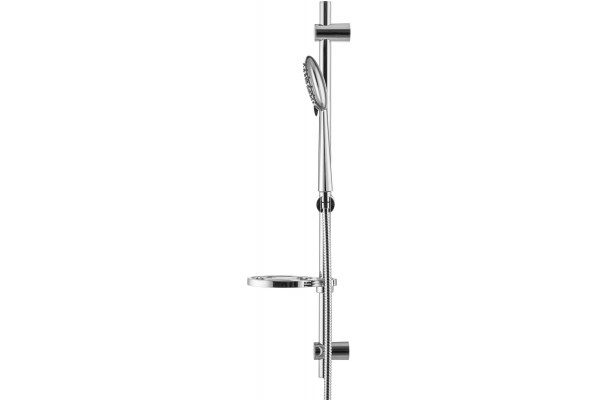 Душевой гарнитур Swedbe Calypso 5082 хром, штанга 75 см, шланг металлический 175 см