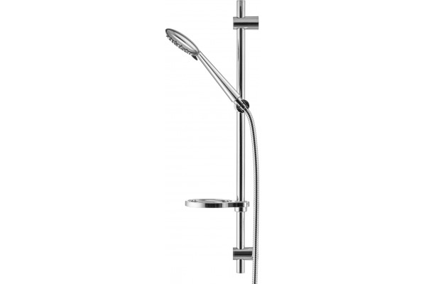 Душевой гарнитур Swedbe Calypso 5082 хром, штанга 75 см, шланг металлический 175 см