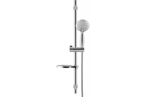 Душевой гарнитур Swedbe Calypso 5081 хром, штанга 75 см, шланг металлический 175 см