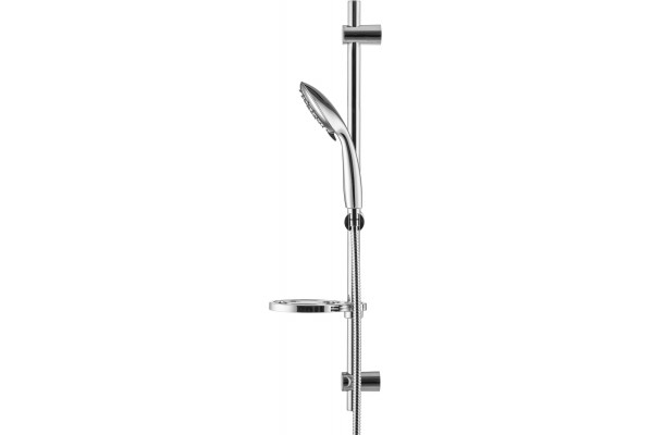 Душевой гарнитур Swedbe Calypso 5081 хром, штанга 75 см, шланг металлический 175 см