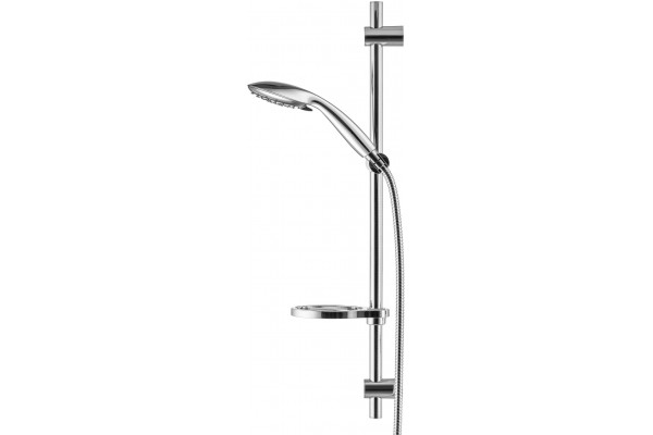 Душевой гарнитур Swedbe Calypso 5081 хром, штанга 75 см, шланг металлический 175 см