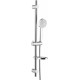 Душевой гарнитур Swedbe Calypso 5080 хром, штанга 75 см, шланг металлический 175 см