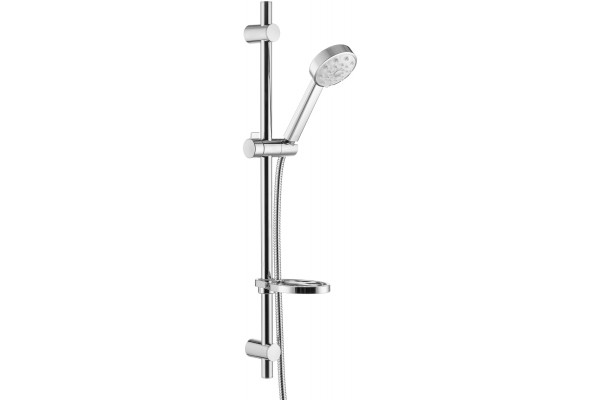 Душевой гарнитур Swedbe Calypso 5080 хром, штанга 75 см, шланг металлический 175 см