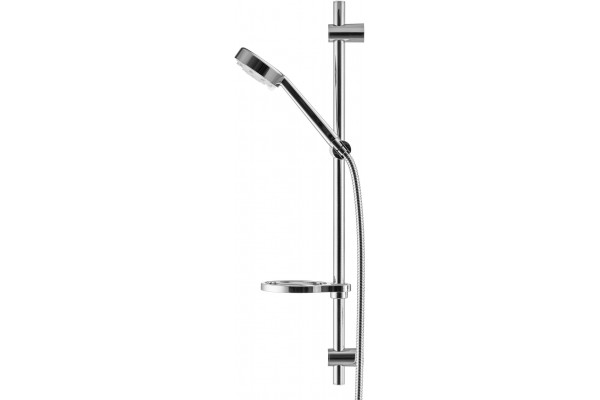 Душевой гарнитур Swedbe Calypso 5080 хром, штанга 75 см, шланг металлический 175 см