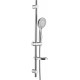 Душевой гарнитур Swedbe Calypso 5079 хром штанга 75 см, шланг металлический 175 см
