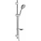 Душевой гарнитур Swedbe Calypso 5079 хром штанга 75 см, шланг металлический 175 см