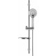 Душевой гарнитур Swedbe Calypso 5083 хром, штанга 75 см, шланг металлический 175 см