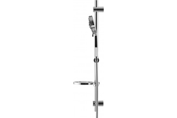 Душевой гарнитур Swedbe Calypso 5083 хром, штанга 75 см, шланг металлический 175 см