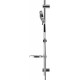 Душевой гарнитур Swedbe Calypso 5083 хром, штанга 75 см, шланг металлический 175 см