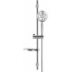 Душевой гарнитур Swedbe Calypso 5078 хром, штанга 75 см, шланг металлический 175 см