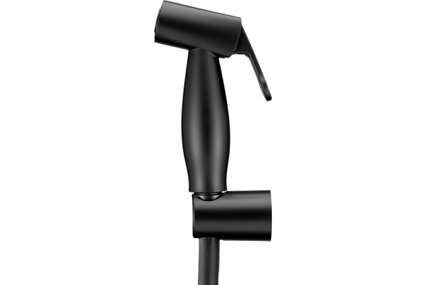 Гигиенический душ Swedbe Calypso 5023B черный матовый штанга 13.5 см, шланг пластиковый 120 см