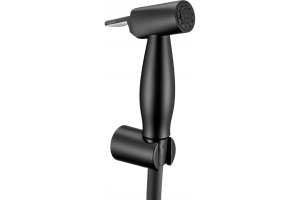 Гигиенический душ Swedbe Calypso 5023B черный матовый штанга 13.5 см, шланг пластиковый 120 см