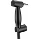 Гигиенический душ Swedbe Calypso 5023B черный матовый штанга 13.5 см, шланг пластиковый 120 см