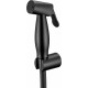Гигиенический душ Swedbe Calypso 5023B черный матовый штанга 13.5 см, шланг пластиковый 120 см