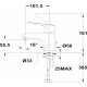 Смеситель TEKA Salina 273466210 для раковины однорычажный, хром