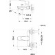 Смеситель TEKA Sineu 831221200 для ванны с душем, однорычажный, хром